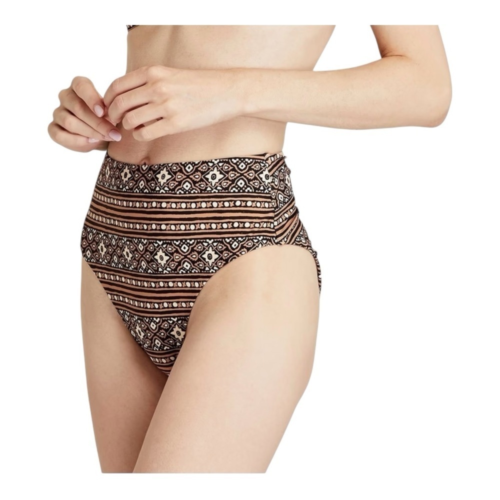 TIGERLILY Imani Ava printed high-rise bikini briefs NWT